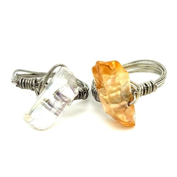 2 Stone Rings - Picture 1 of 10